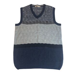 Men's V-Neck Sweater Vest Multicolor Manchester United‎ L